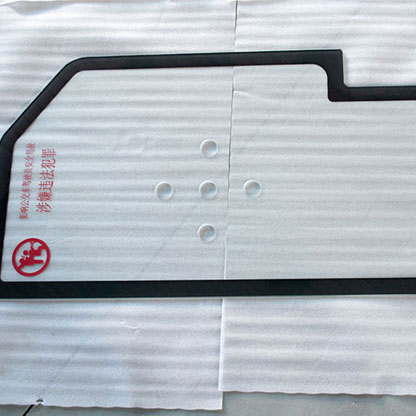 AR平板雙色絲印-公交車(chē)司機(jī)包圍鋼化玻璃